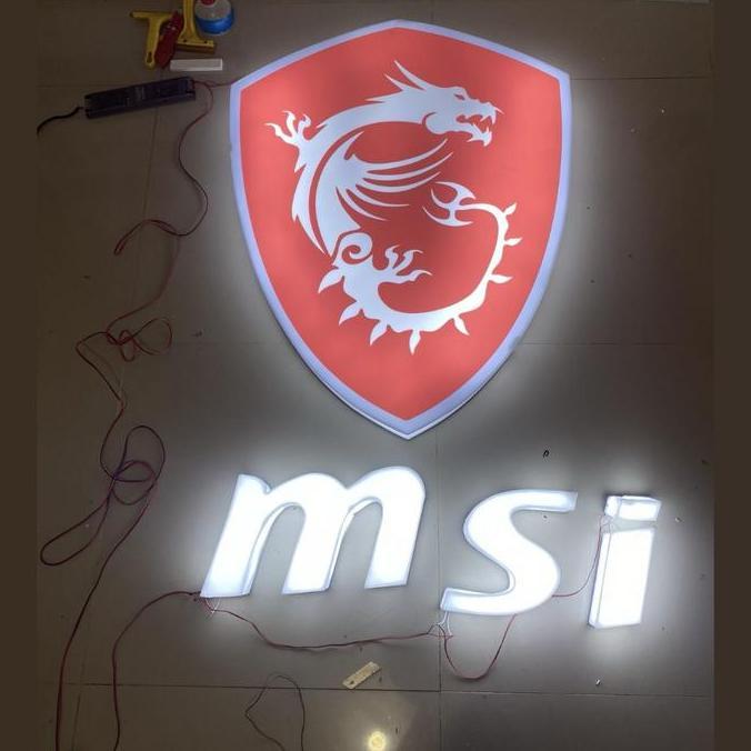 HARGA DISC - huruf timbul akrilik custom neon box akrilik led