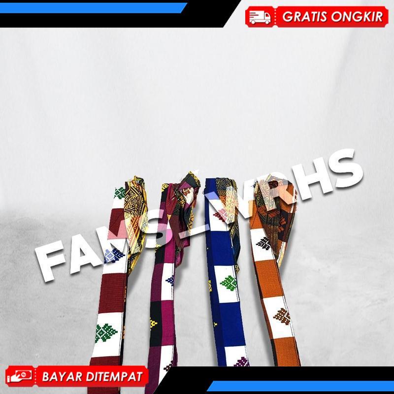 Udeng Bali Batik Motif Polos Udeng Instan Siap Pakai SUPER