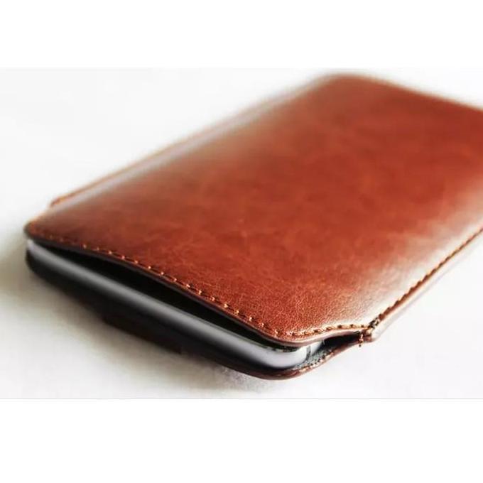 TERMURAH - IPhone 11 Pro Max Sleeve Pouch Sarung Tas Bag Leather