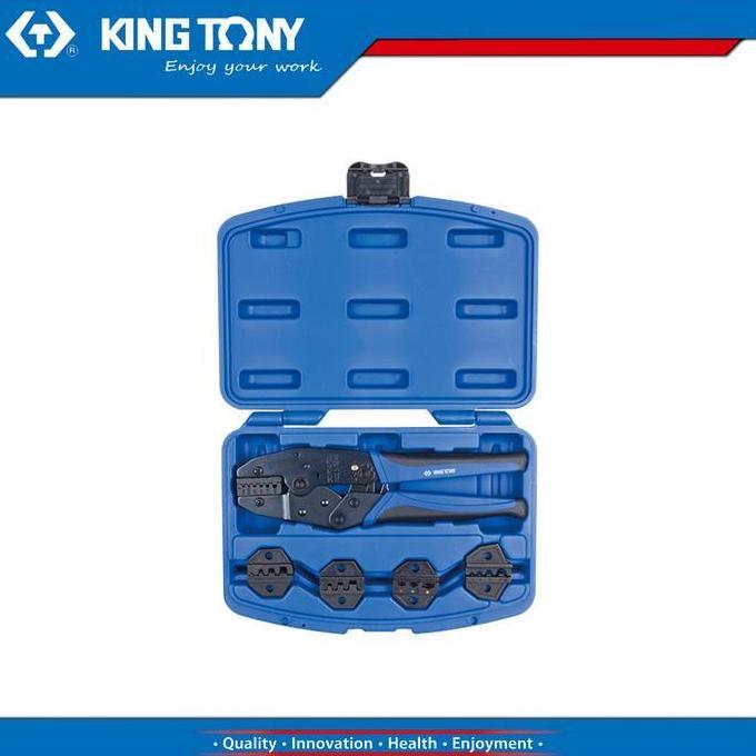 VELOVY KING TONY 67G0005 Ratchet Crimping Tool Set 5pcs.