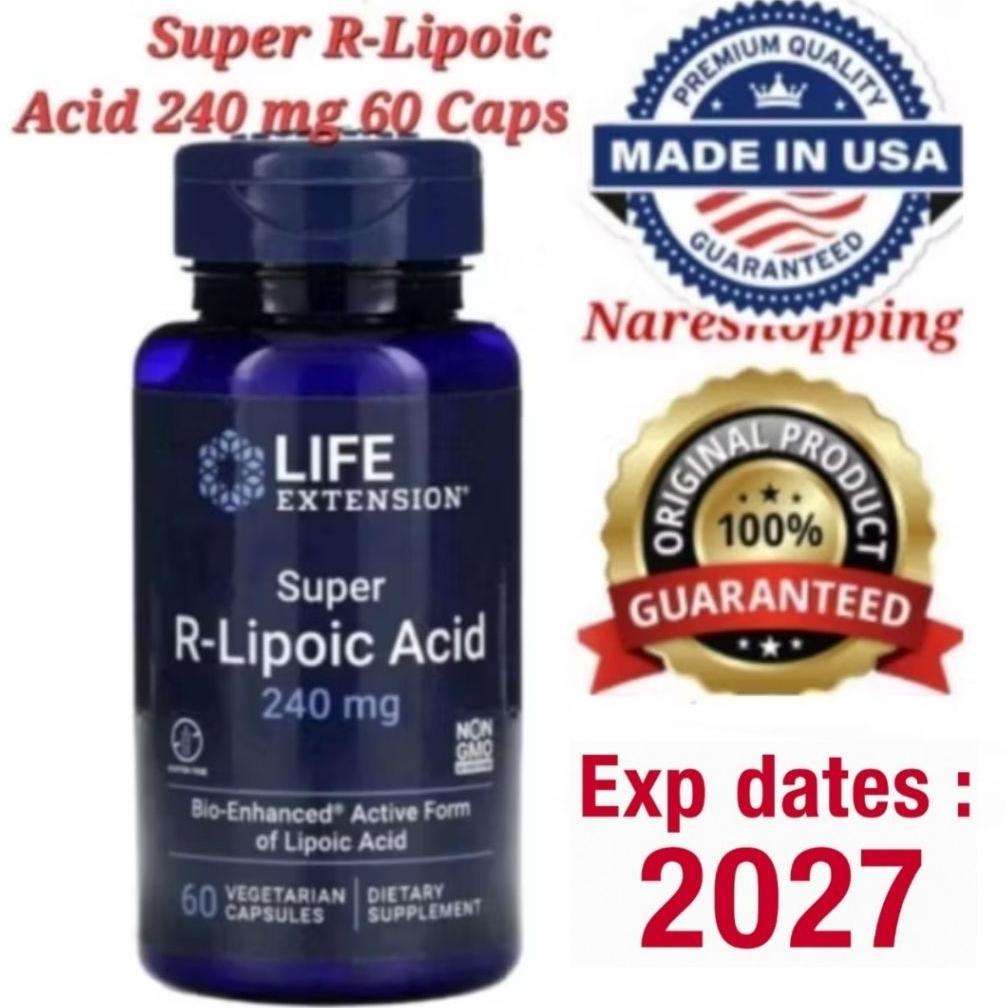 Life Extension Super R-Lipoic Acid, 240 Mg, 60 Capsules Original