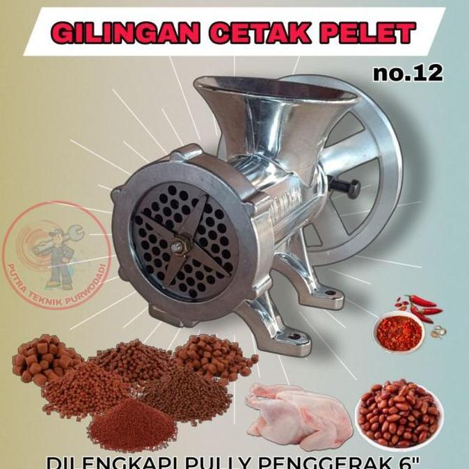 MESIN GILINGAN CETAK PELET , MESIN GILING DAGING, MESIN GILING BUMBU KACANG, MESIN CETAK PUR PELET I
