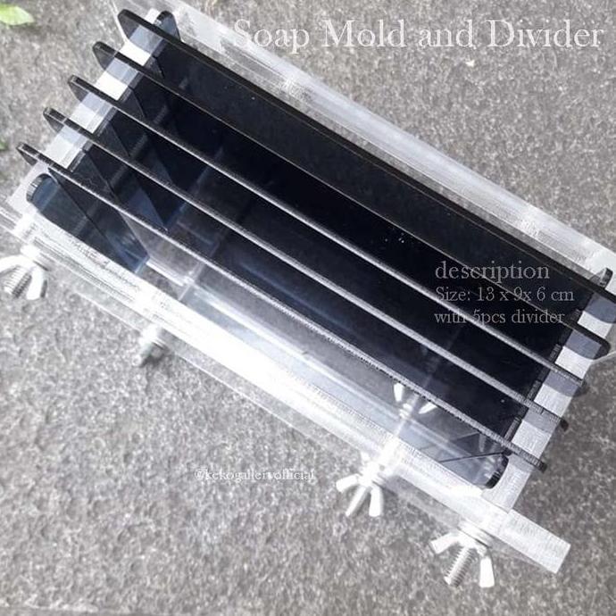 Soap Mold Acrylic with Divider Promo