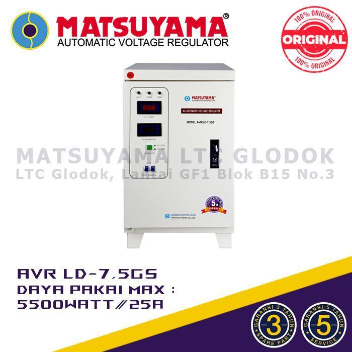 Stabilizer Listrik Stavolt Voltage Regulator Matsuyama 7500 Watt Original Dan Terpercaya