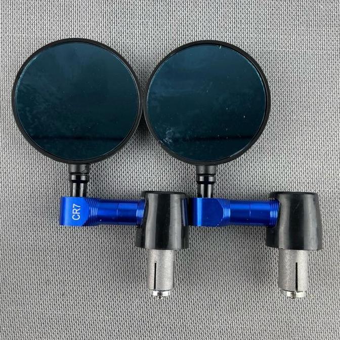 Spion Jalu Stang Bulat CNC Kaca Spion Bulat Bar End Spion Jalu Bulat CNC Model Gen Z Universal Beat 