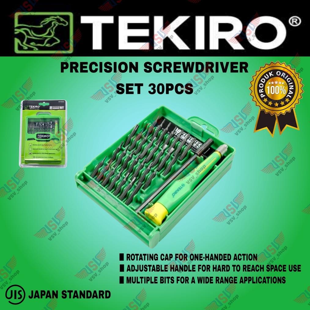 TEKIRO Obeng Presisi Set 30Pcs Obeng Jam HP Laptop Precision Screwdriver