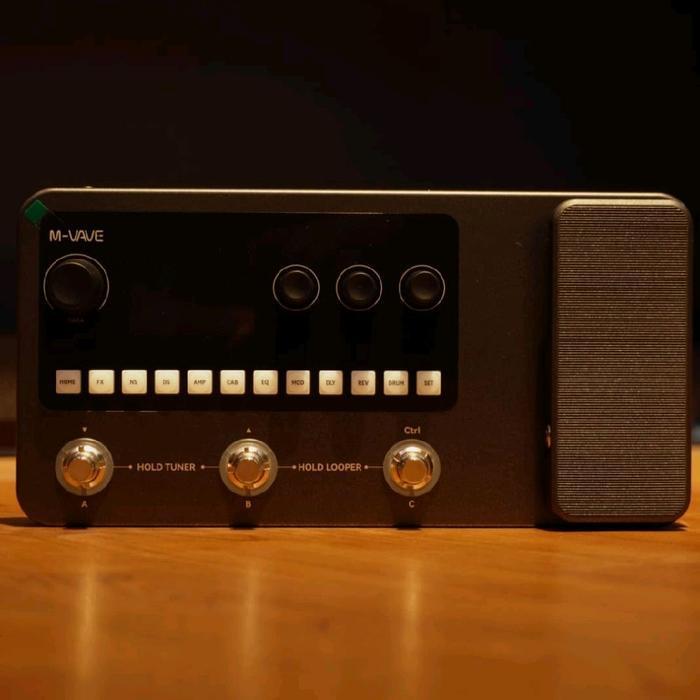 Effect Gitar M-Vave Mk 20 Efek Mvave Mk20 Efek Digital Mvave Mk-20 Multi-Effects Processor For Guita