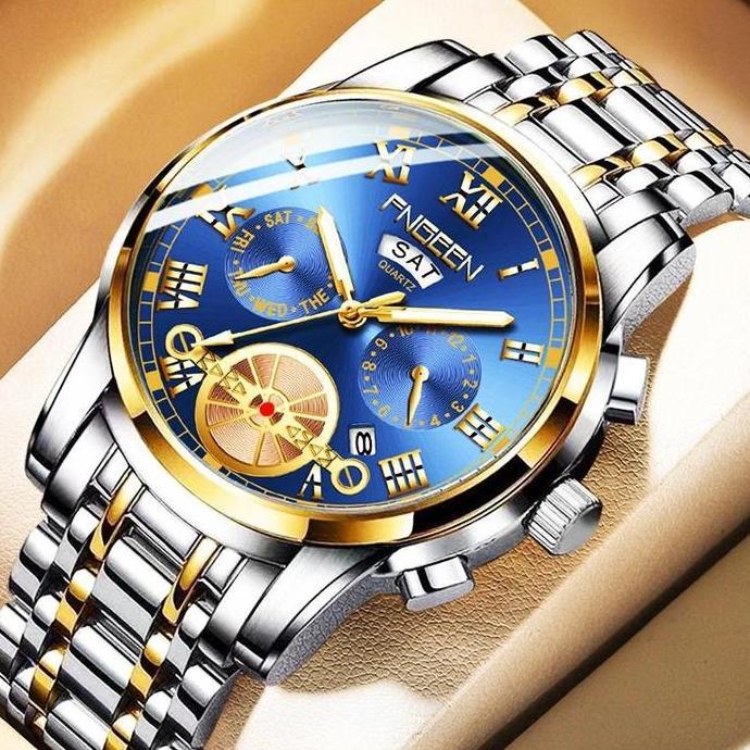 BERDOSS_BALIMAY - JAM TANGAN PRIA KASUAL ASLI TAHAN AIR PREMIUM ORIGINAL TOURBILLON KUARSA KALENDER 