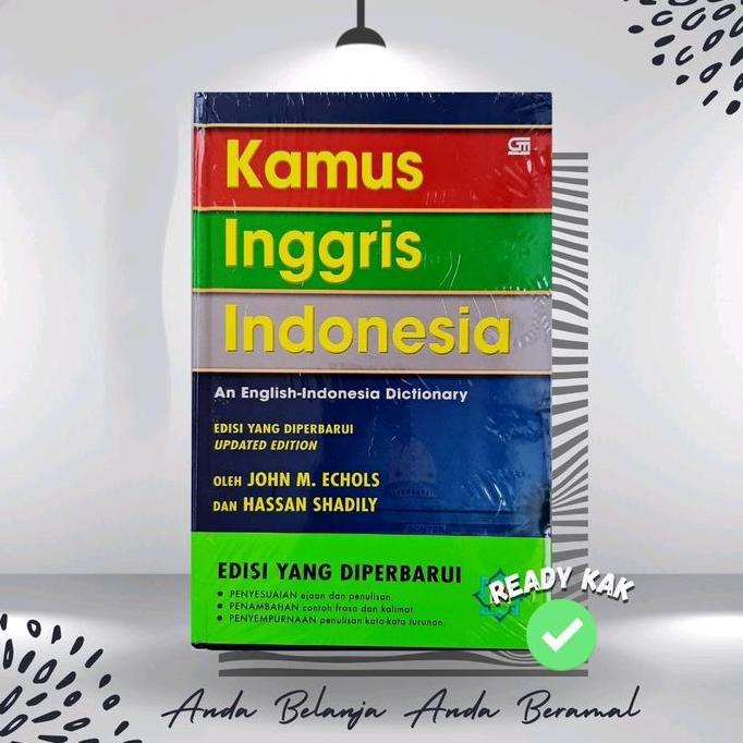 Kamus Bahasa Inggris Jhon M Echols Hard Cover
