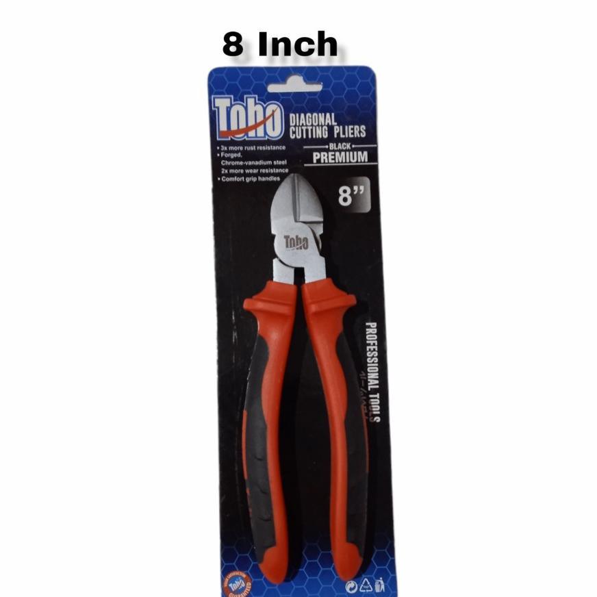 Tang Potong TOHO 8 Inch |Cutting Pliers 8" TOHO | Pemotong Kawat Kabel | Kapten Material