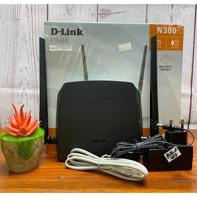 TERBARU - D-LINK DIR-612 WIRELESS ROUTER / WIFI ROUTER / ROUTER DLINK DIR612 (HITAM) GNB