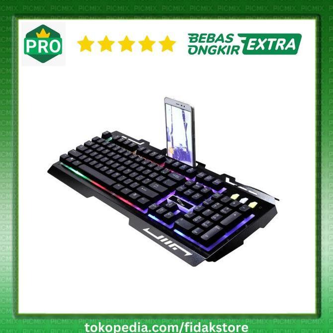 Keyboard Gaming Led Rgb Leopard G700 Keyboard Pc Komputer Laptop Game