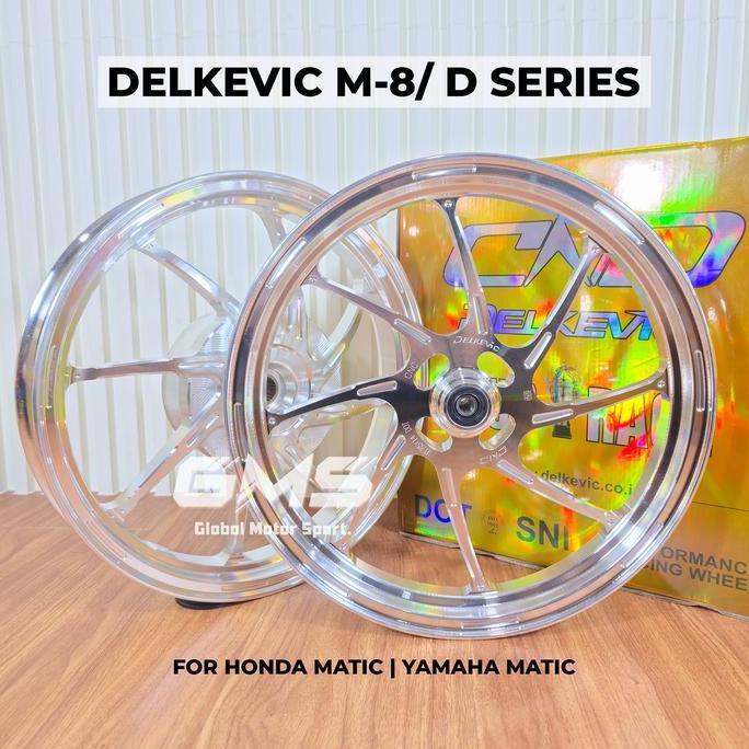 DELKEVIC M8 RING 14 VELG PELAK MOTOR AEROX NMAX NEW VARIO 125/ 150 ABS CBS MIO BEAT SCOOPY ORIGINAL 