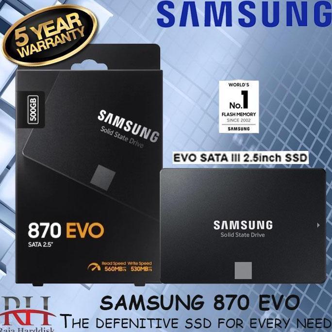 Samsung V-NAND SSD 870 EVO 500GB / 870EVO 500 GB / Garansi Resmi