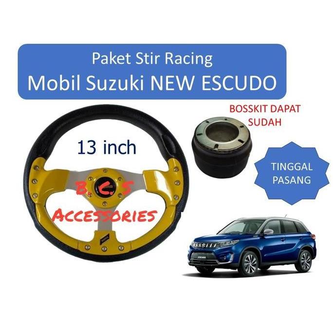 PAKET Stir Racing TINGGAL PASANG KHUSUS MOBIL NEW ESCUDO - Stir Racing untuk Mobil NEW ESCUDO Car HA