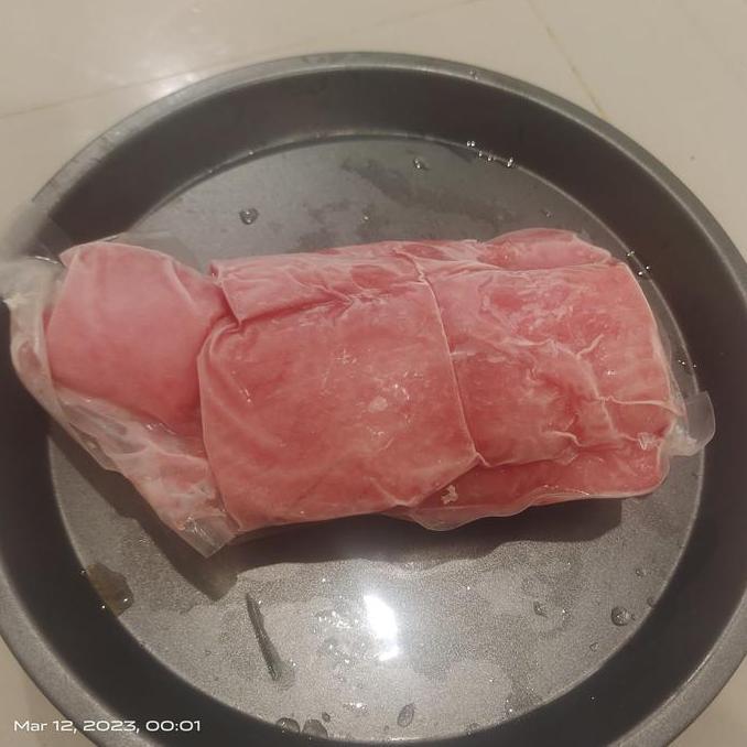 Daging Ikan Tuna Parcel Steak Frozen Red Meat Fish 500g 500gr 500 gram