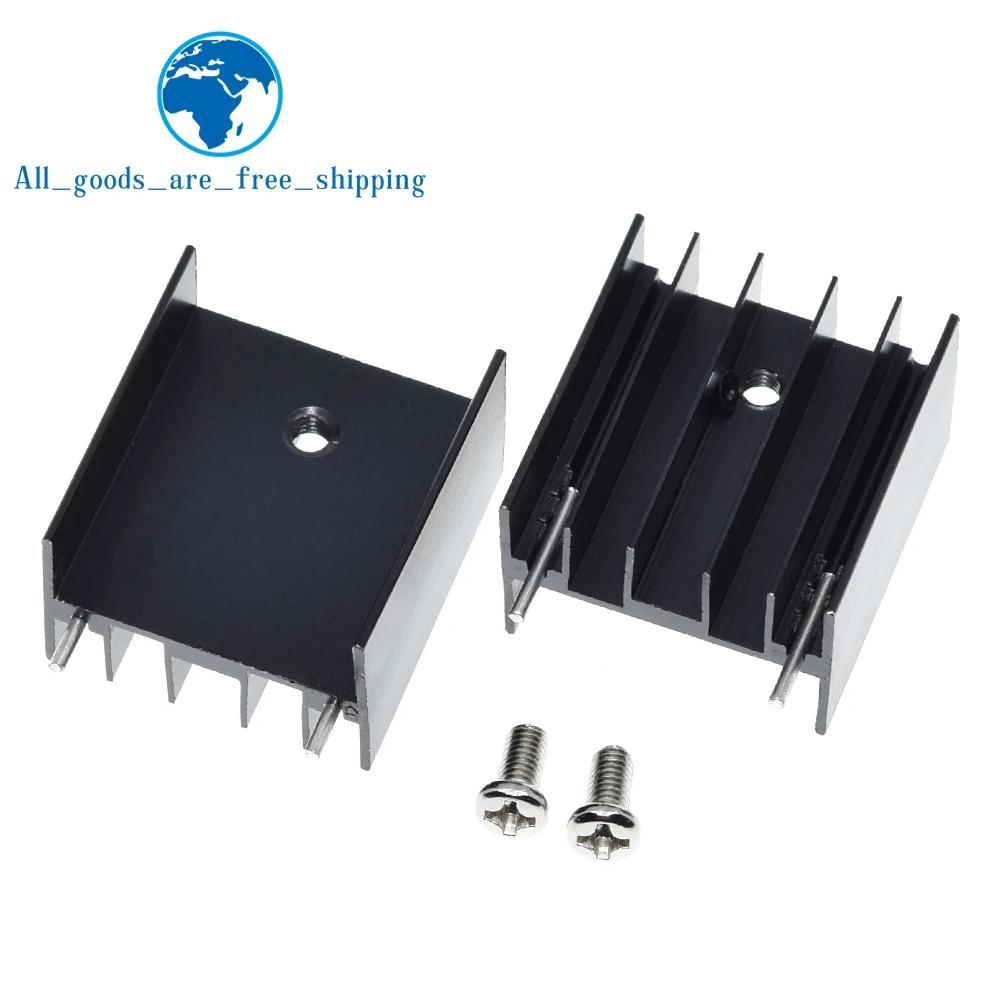 10pcs Heatsink 25x24x16mm Radiator Cooler Radiator Aluminum 25*24*16mm Heat Sink Metal Slotting For 