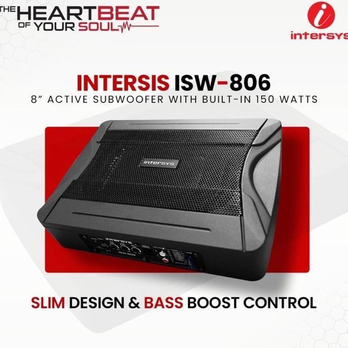 Promo SUBWOOFER KOLONG INTERSYS 8 INCH ISW-806 SUB KOLONG INTERSYS 8" ISW 806 ORIGINAL BASS KOLONG I