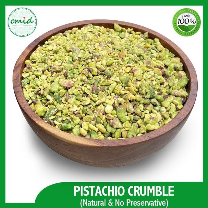 Ready  250gr - Pistachio Crumble | Pecahan Pistachio | Pistachio Halus