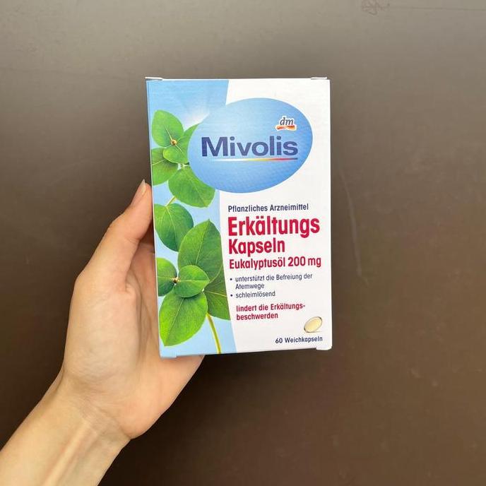 Mivolis Erkltungskapseln Eukalyptusl | Eucalyptus Capsul, 60 capsul