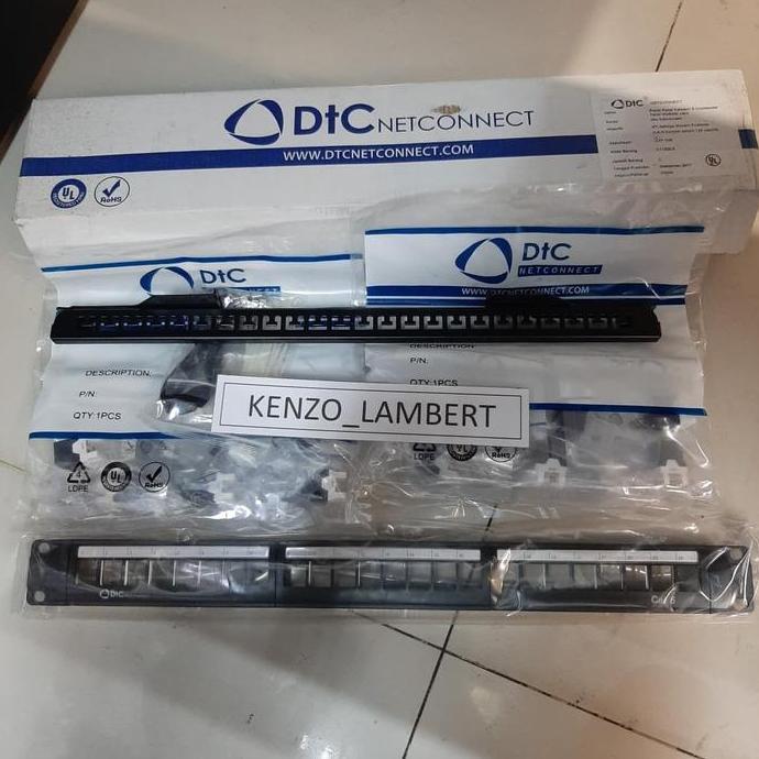 TERBARU - dtc patch panel 24 port cat 6 / patcpanel 24port cat6 dtc