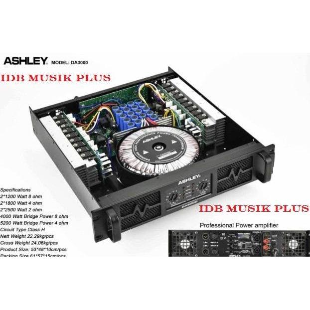 Promo Power Ampli Class H Ashley Da3000 Da 3000 Original Ashley Diskon