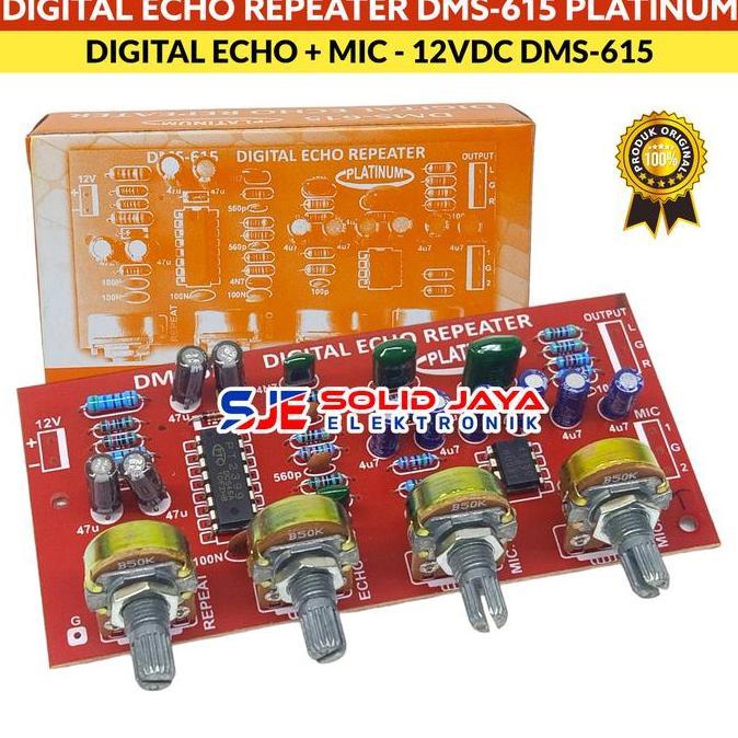 Promo KIT DIGITAL ECHO REPEATER REPEAT MIC KARAOKE DMS615 DMS 615 DMS-615 PREAMP PRE AMP AMPLIFIER E
