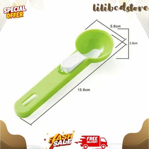 Sendok Scoop Ice Cream Buah Plastik Super sale