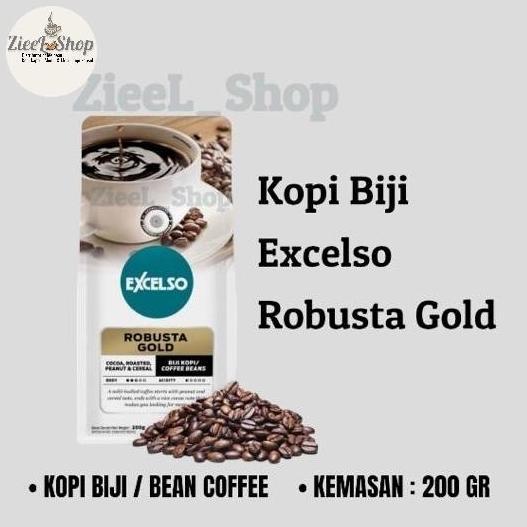 Ready Kopi Biji Excelso Robusta Gold 200g- Coffee Bean Excelso