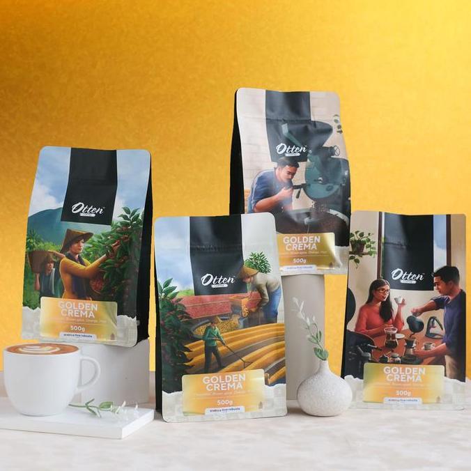 Ready Golden Crema - Kopi House Blend 500gr - Commercial Blend Otten Coffee