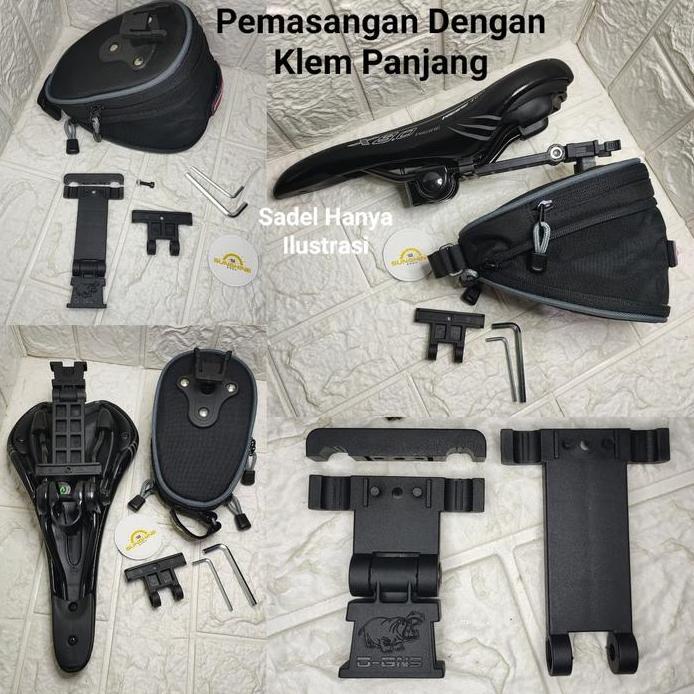 Tas Sepeda STRUMMER 5037 Dompet Bawah Sadel High Quality For MTB Lipat Seli Folding Bike Roadbike Ou