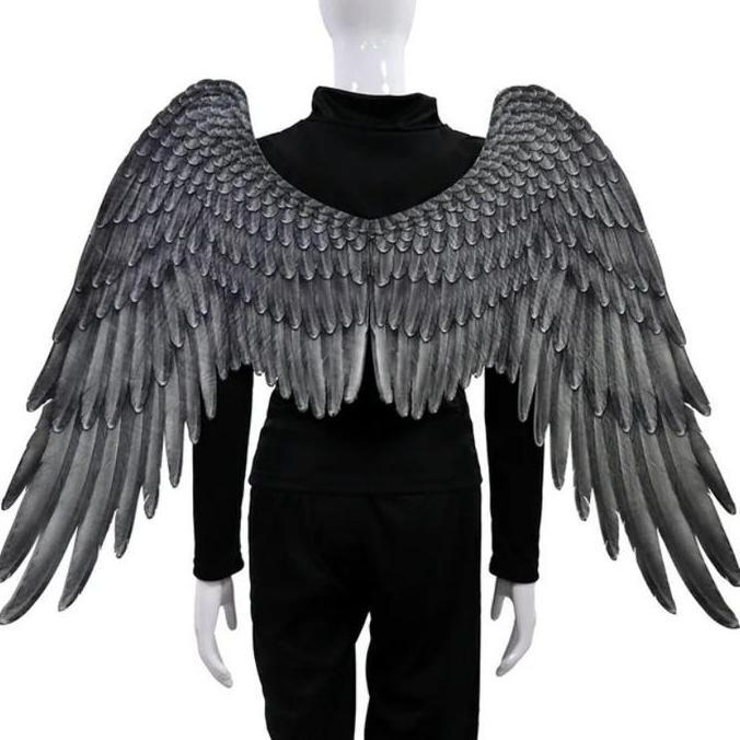ASLI Sayap peri Sayap karnaval Kostum Sayap Malaikat Pria Wanita Dewasa Untuk Karnaval perlengkapan 