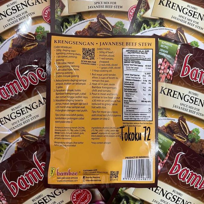 Bamboe Bumbu Krengsengan 60 gr murah