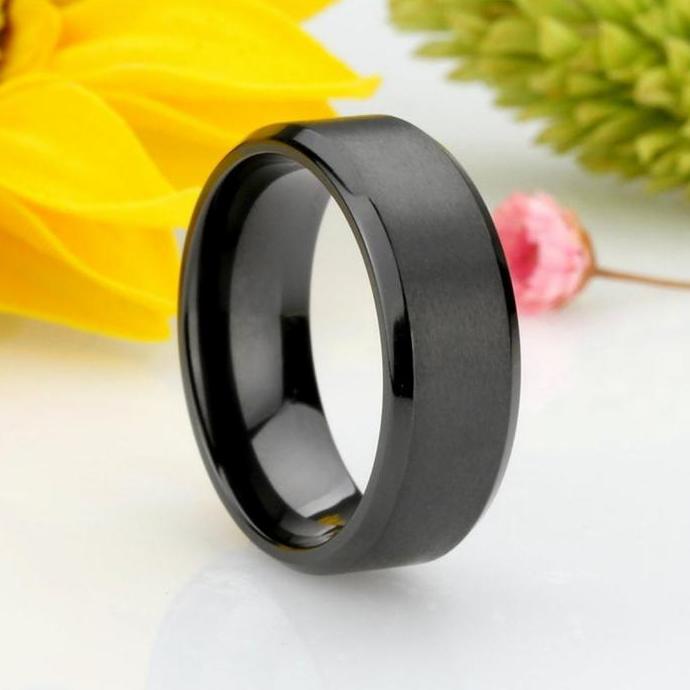 Cincin zirconium single unisex