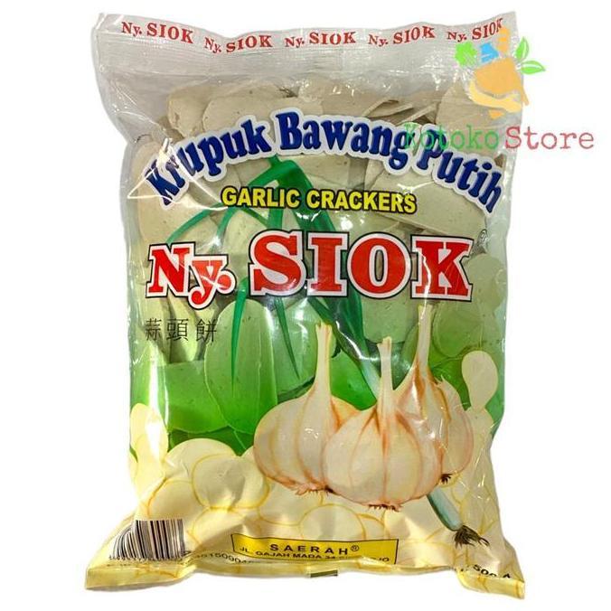 Kerupuk Bawang Putih Ny. Siok 500gr murah