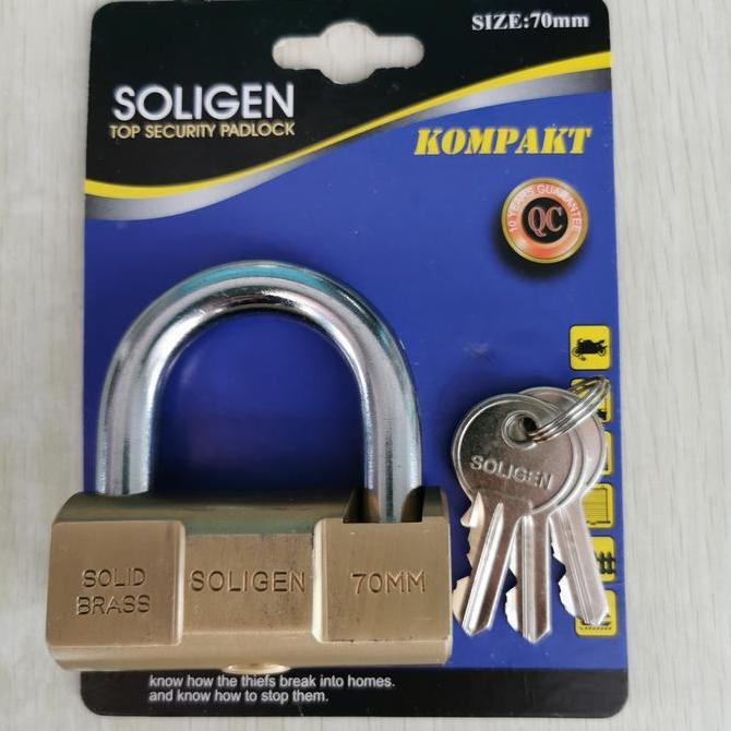 Gembok soligen bulat 70 mm