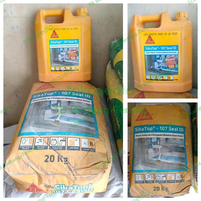 SIKA TOP SEAL 107 ID SET ( A + B ) SEMEN MORTAR ANTI BOCOR WATERPROOF