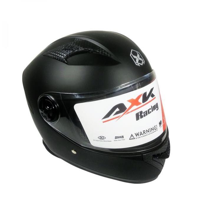 ORIGINAL AXK Helm Full Face Motor Double Lens Anti Fog Motocycle Helmet - A557 READY STOCK