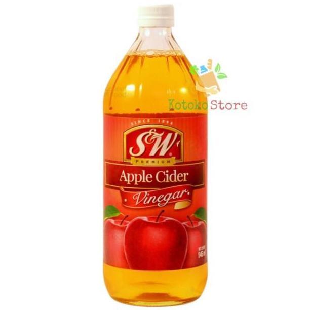 SW Apple Cider Vinegar / Cuka Apel SW / S&W Cuka Apel 946ml murah