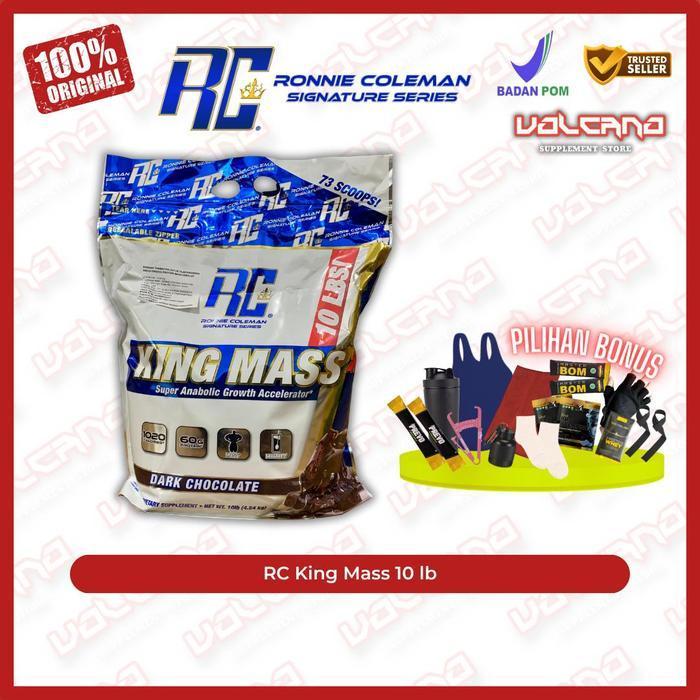 RC King Mass XL 10 lb lbs BPOM Ronnie Coleman Gainer