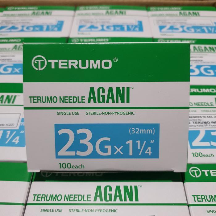 Needle Terumo 23 G AGANI/ Terumo Needle 23 AGANI / Jarum Terumo 23G