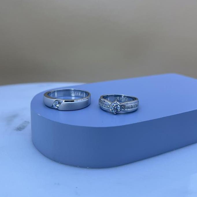 Cincin Kawin Emas Palladium 209