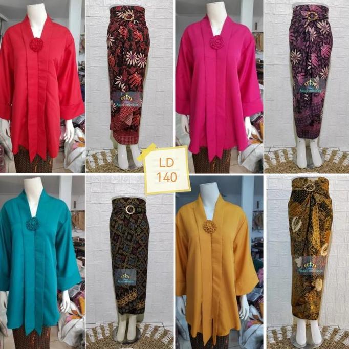 SUPER JUMBO SETELAN KEBAYA FLOY BALOTELLY +BROS BUNGA +ROK LD 140