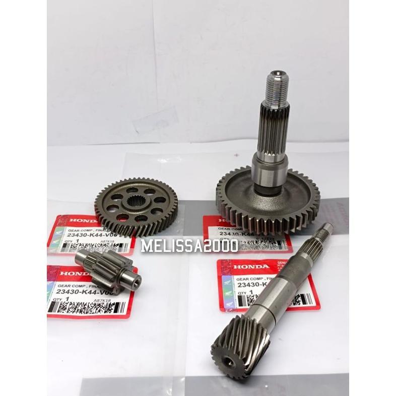 GIGI RASIO GARDEN SET 4AITEM K44 GEAR BOX BEAT ESP BEAT STREET BEAT POP, SCOOPY ESP SCOOPY DONAT VAR