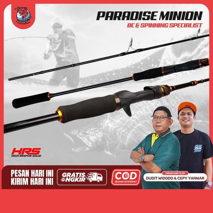 Paradise Minion | Joran Spinning & Baitcasting | Carbon Solid Hrs (High Respon Solid) Joran Pancing 