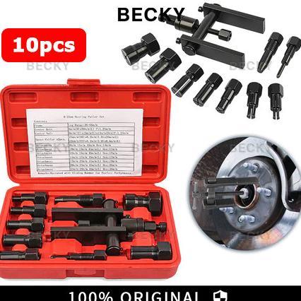 BECKY 10pcs Tracker Bearing Puller Set Treker Pencabut Bearing Set Treker Cabut Bearing Dalam Treker