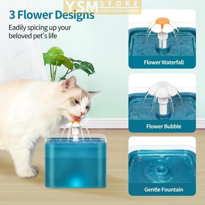 Tempat Minum Kucing Air Mancur Dispenser Minum Anjing 2 Liter
