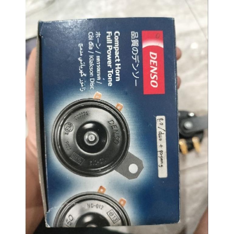 Klakson Denso stereo suara AVANZA KIJANG SET 2 pcs High Low Double disc mobil motor original