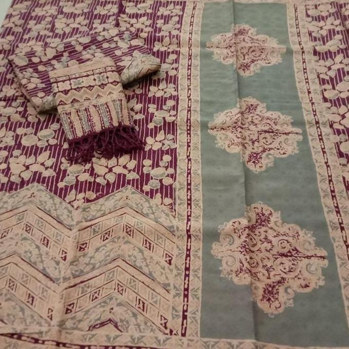 Kain batik sarimbit couple batik fariza cirebon doby cap tulis cerah 1