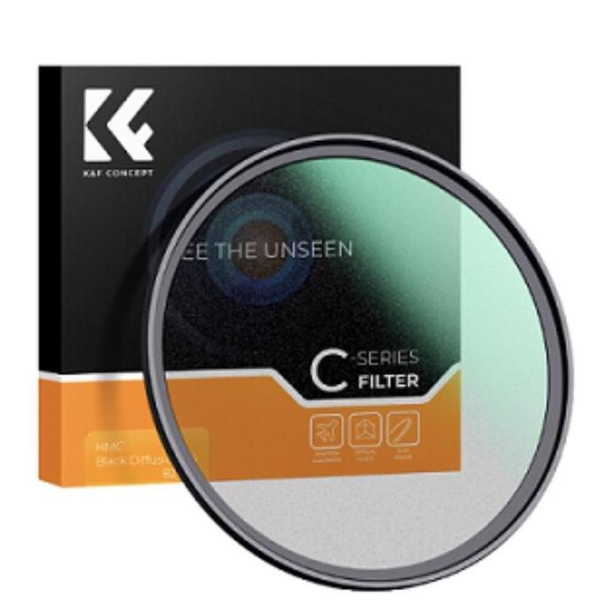K&F 58mm 58 HMC Black Diffusion Mist 1/2 Camera Lens Filter Kamera KNF